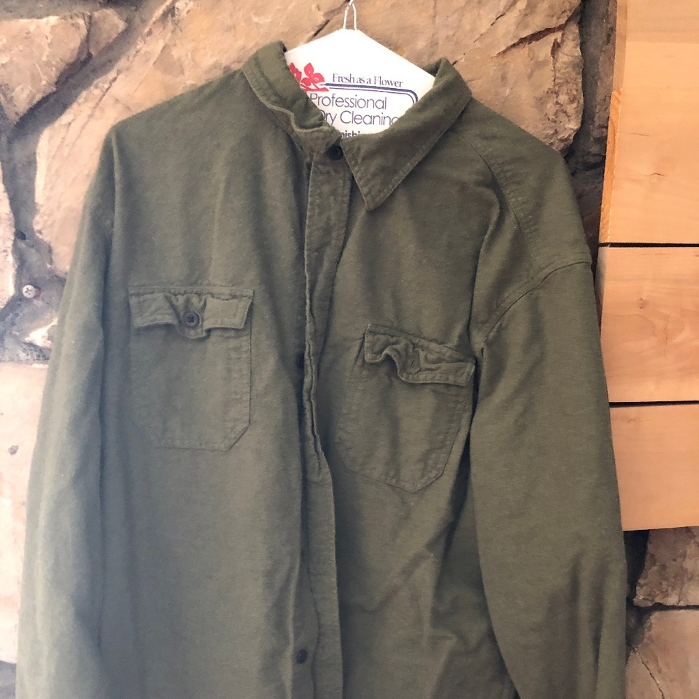 RedHead Olive Green Flannel
